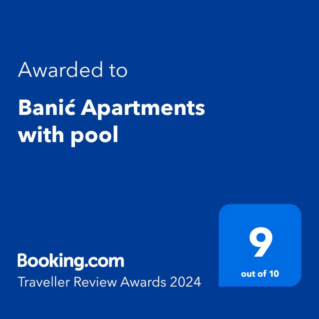 Banic Apartments With Pool 比奥格勒·纳·莫鲁 外观 照片